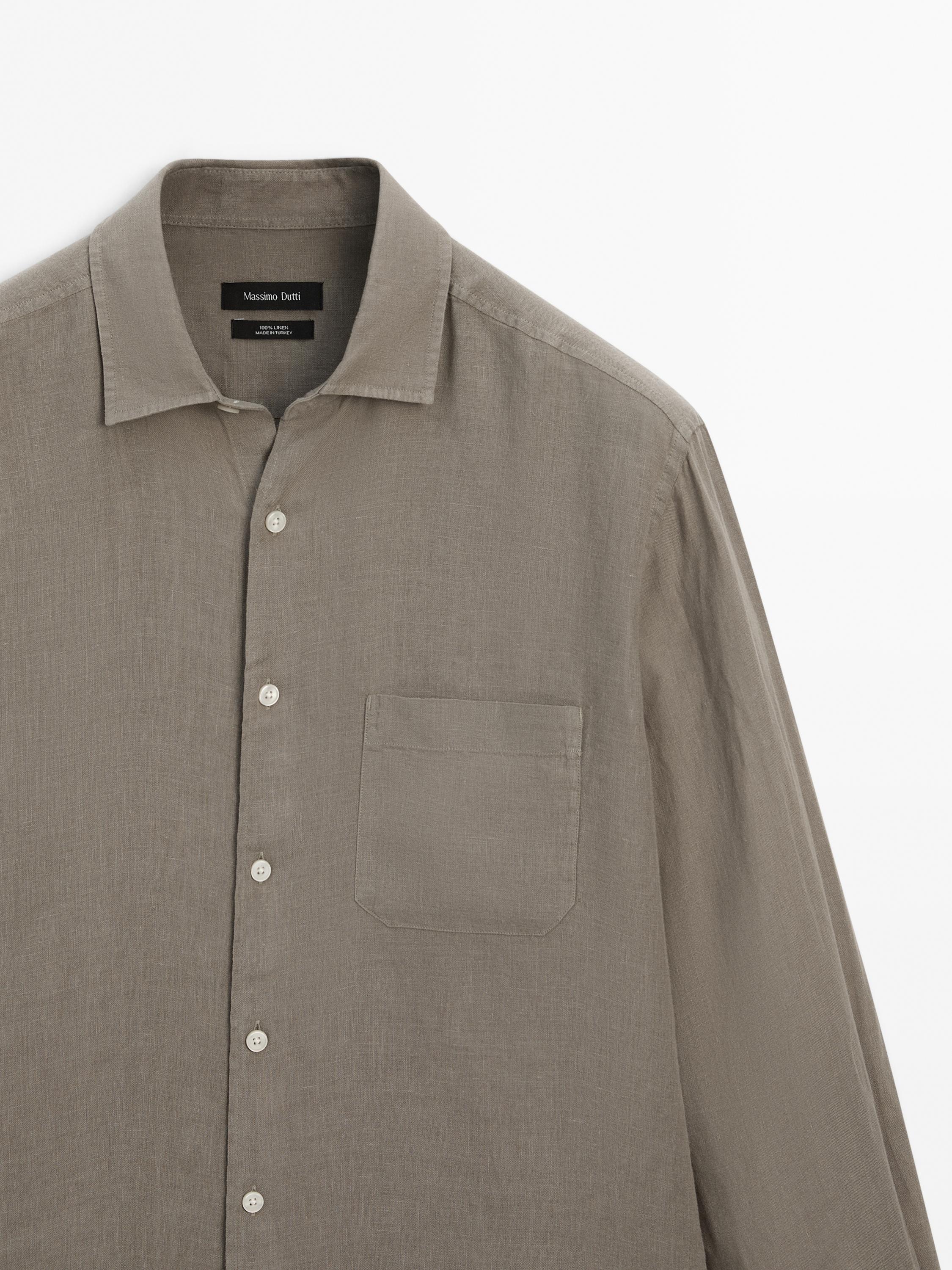 Regular fit shirt with pocket detail